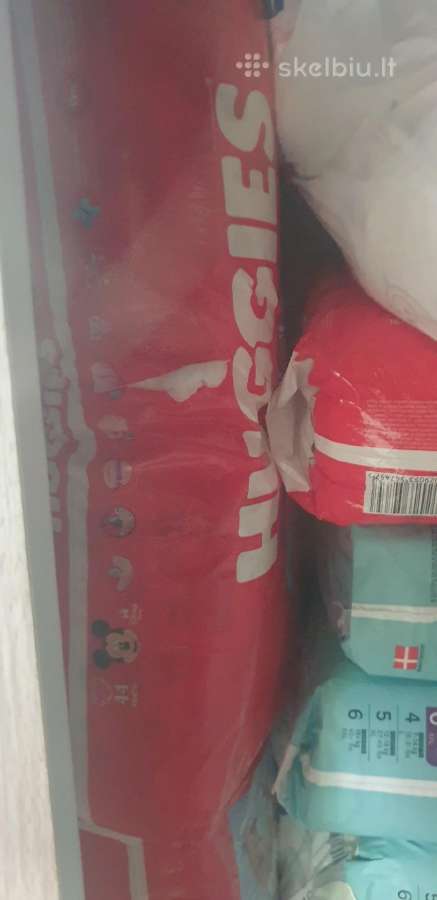 Pampersai Bambo 8pak.,huggies 3pak 6dydis. - nuotraukos Nr. 4