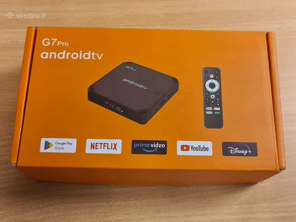G7 Pro Android TV 11 4/32gb 4k Go3/smart TV - nuotraukos Nr. 2