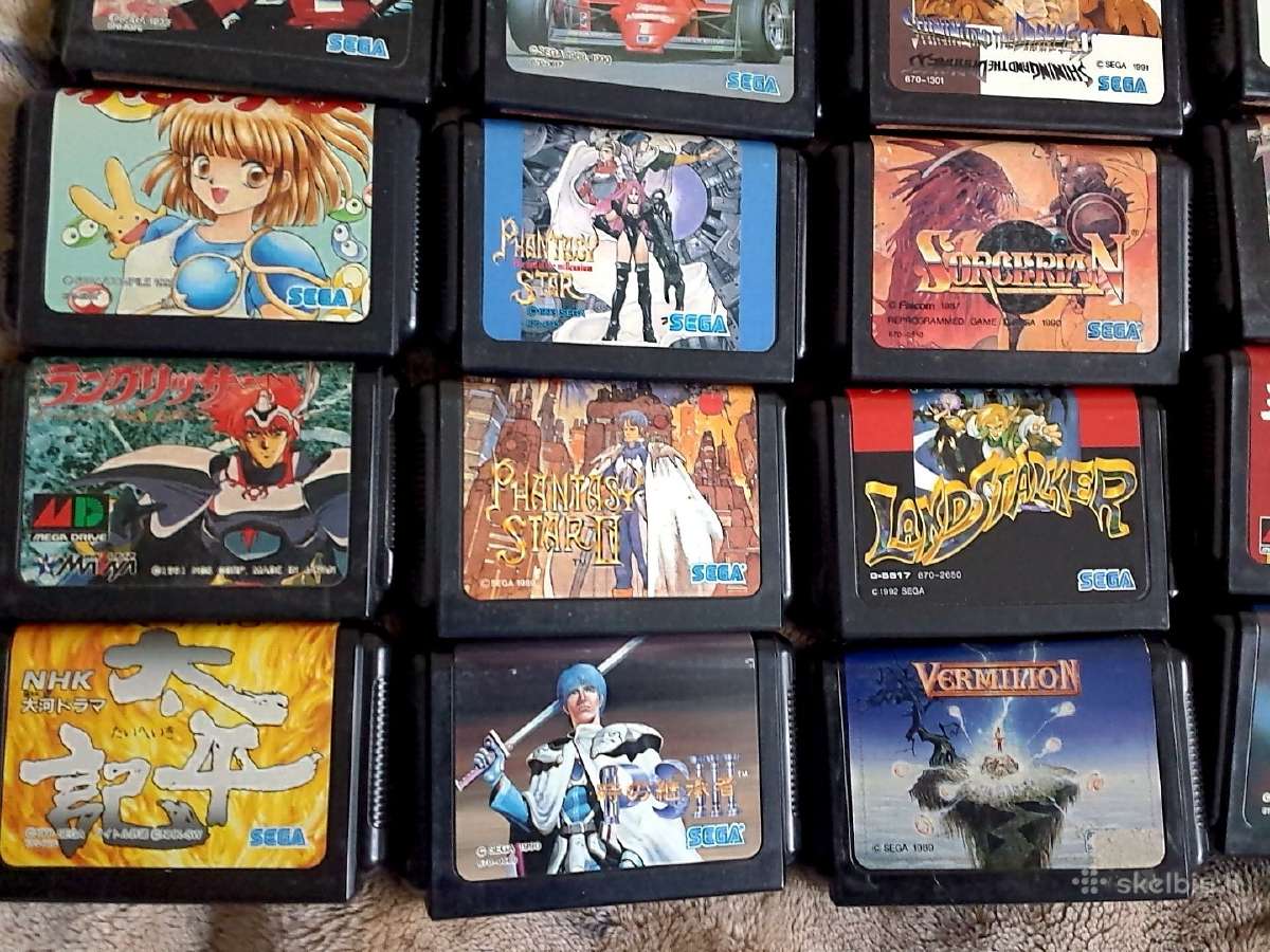 Originalūs Sega Mega Drive žaidimai / disketės - nuotraukos Nr. 3