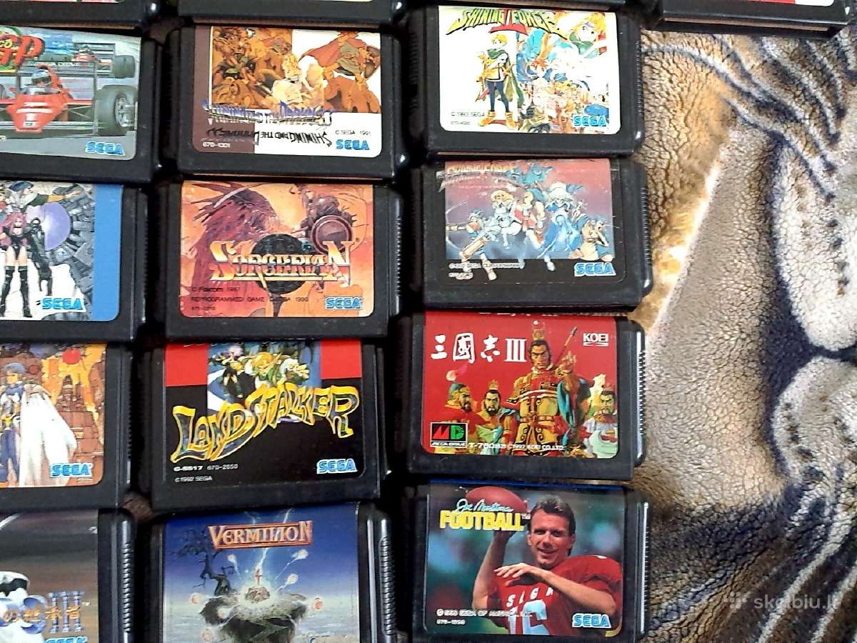Originalūs Sega Mega Drive žaidimai / disketės - nuotraukos Nr. 5
