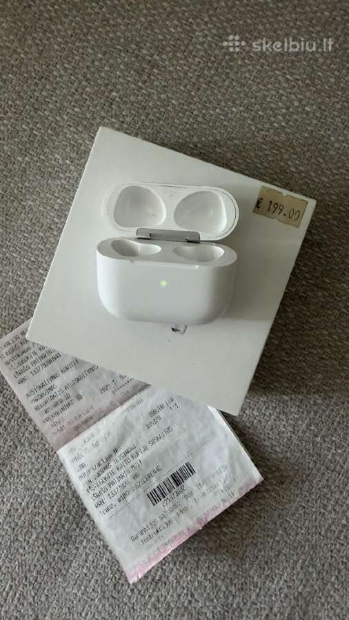 Apple Airpods 3rd gen krovimo dėklas - nuotraukos Nr. 2