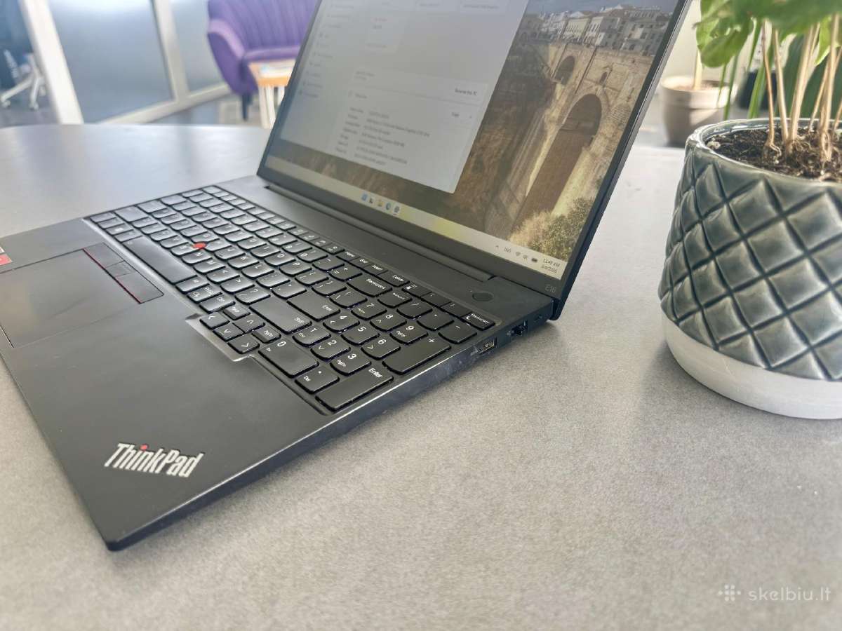 Thinkpad E16 16" R5-7530u 16gb 256gb Win11 Pro - nuotraukos Nr. 3