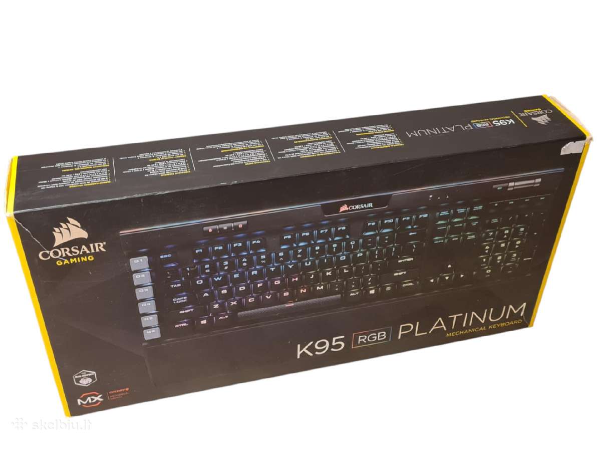 Corsair K95 Rgb Platinum Mechanical Gaming Keyboar - nuotraukos Nr. 2