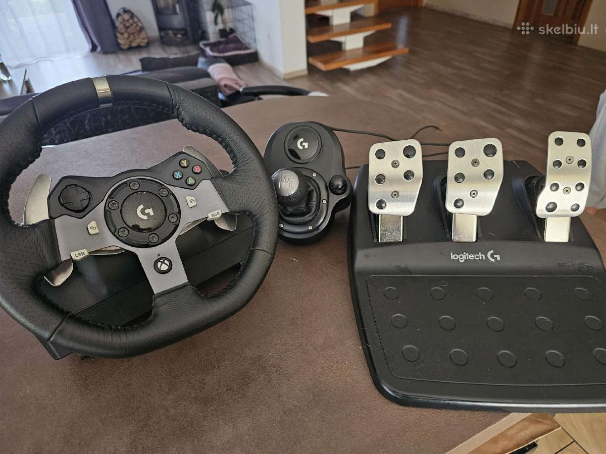 G920 logitech žaidimų vairas - nuotraukos Nr. 2