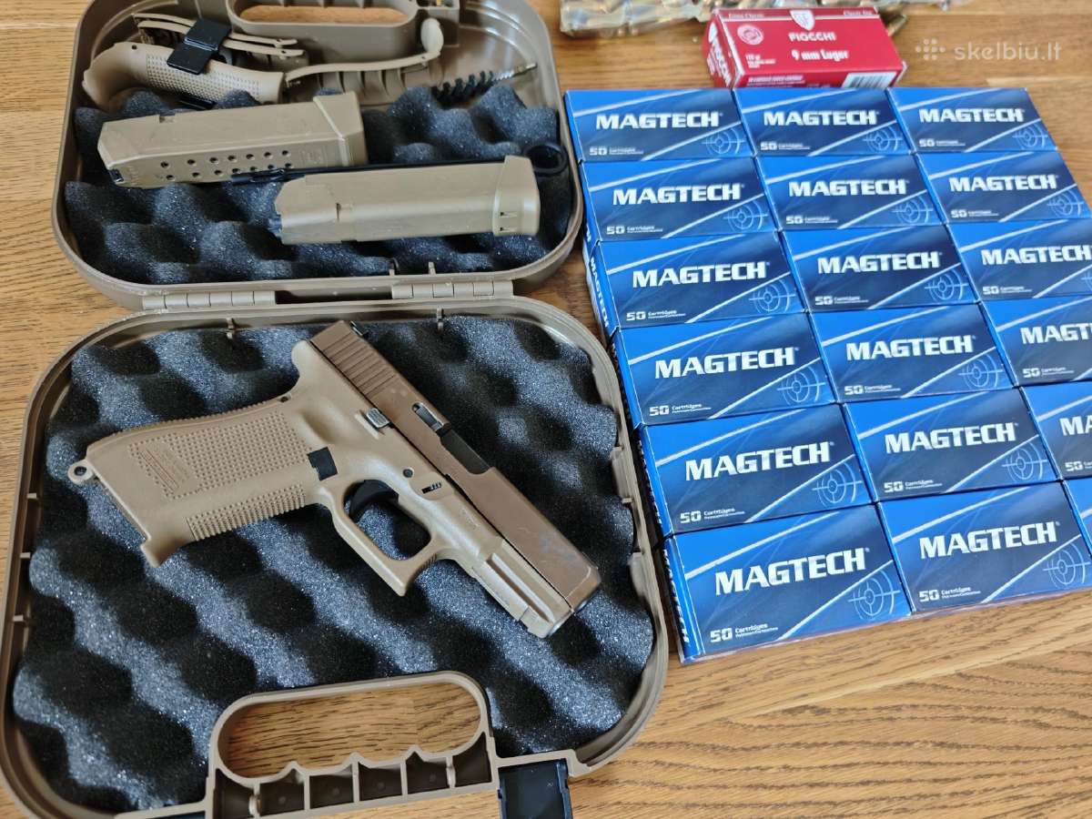 Pistoletas Glock 19x Coyote 9x19 (su daug šovinių) - nuotraukos Nr. 2