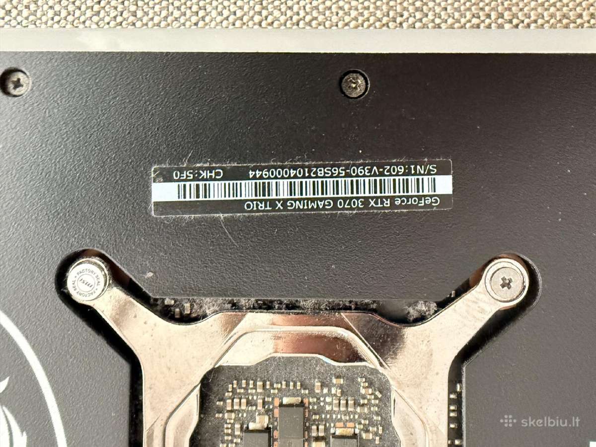 Msi Geforce Rtx 3070 Gaming X Trio - nuotraukos Nr. 3