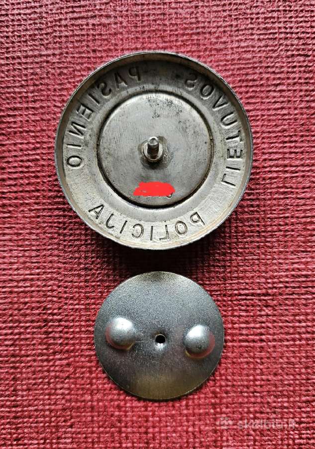 Krūtininis ženklas. Lietuvos pasienio policija. - nuotraukos Nr. 2