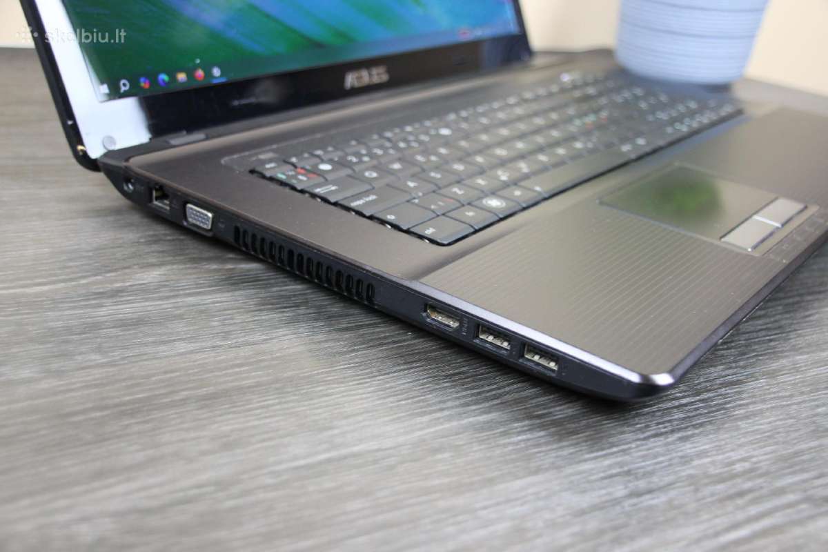 Asus 17,3 LED 8gb 120ssd hdmi kamera - nuotraukos Nr. 6