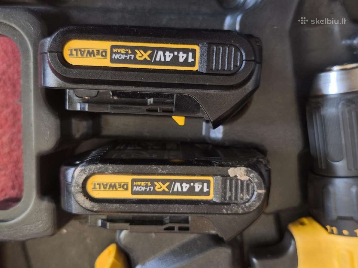 Dewalt suktukas 14.4v 2x akumai - nuotraukos Nr. 3