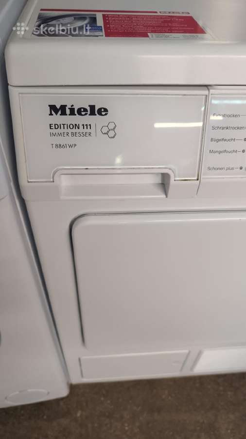 Rūbų džiovyklė " Miele Edition 111" - nuotraukos Nr. 4