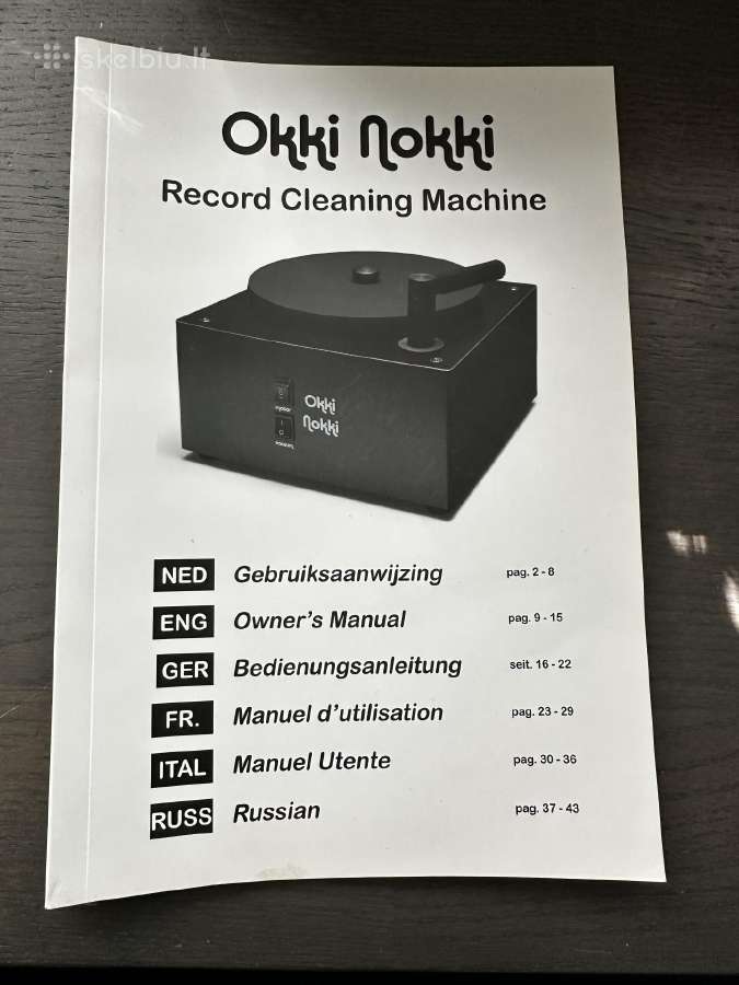 Okki Nokki vakuuminis plokštelių plovimo aparatas - nuotraukos Nr. 6