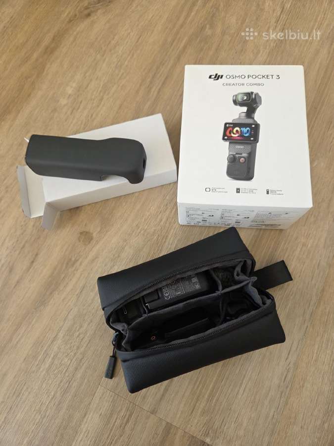 Dji Osmo Pocket 3 Creator Combo Stabilizatorius - nuotraukos Nr. 4