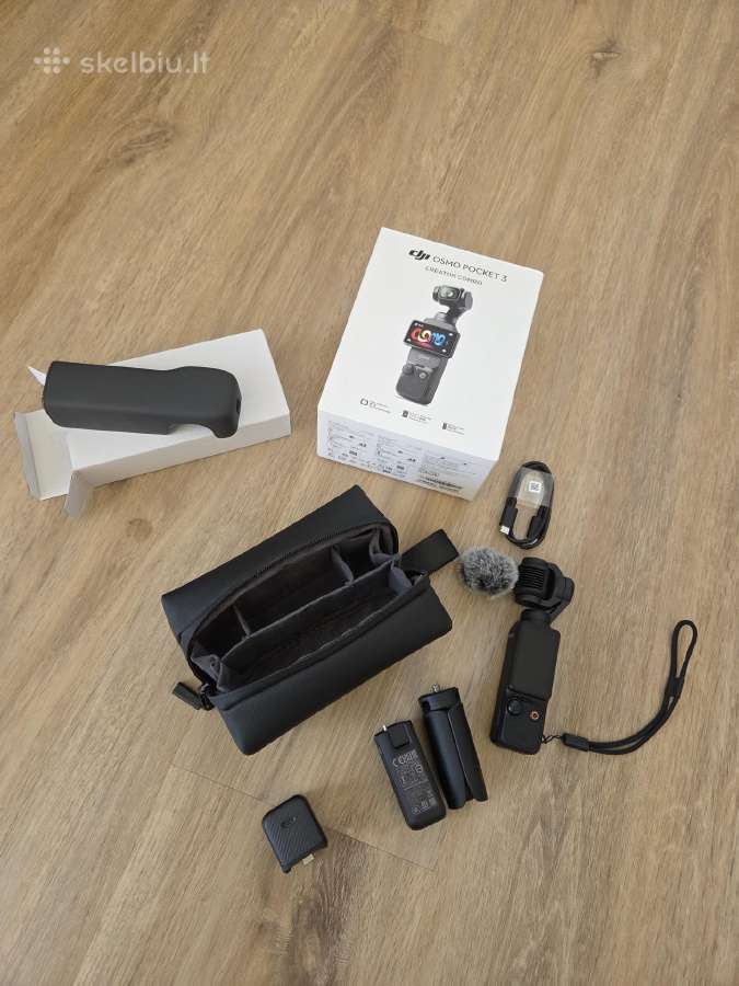 Dji Osmo Pocket 3 Creator Combo Stabilizatorius - nuotraukos Nr. 5