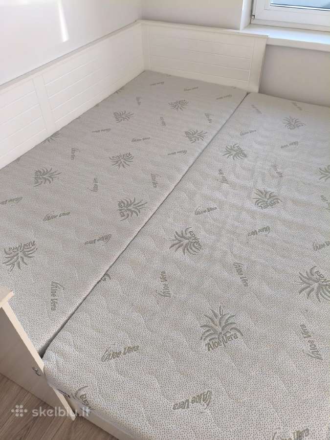 Parduodama lova kušetė su dviem čiužiniais - nuotraukos Nr. 6