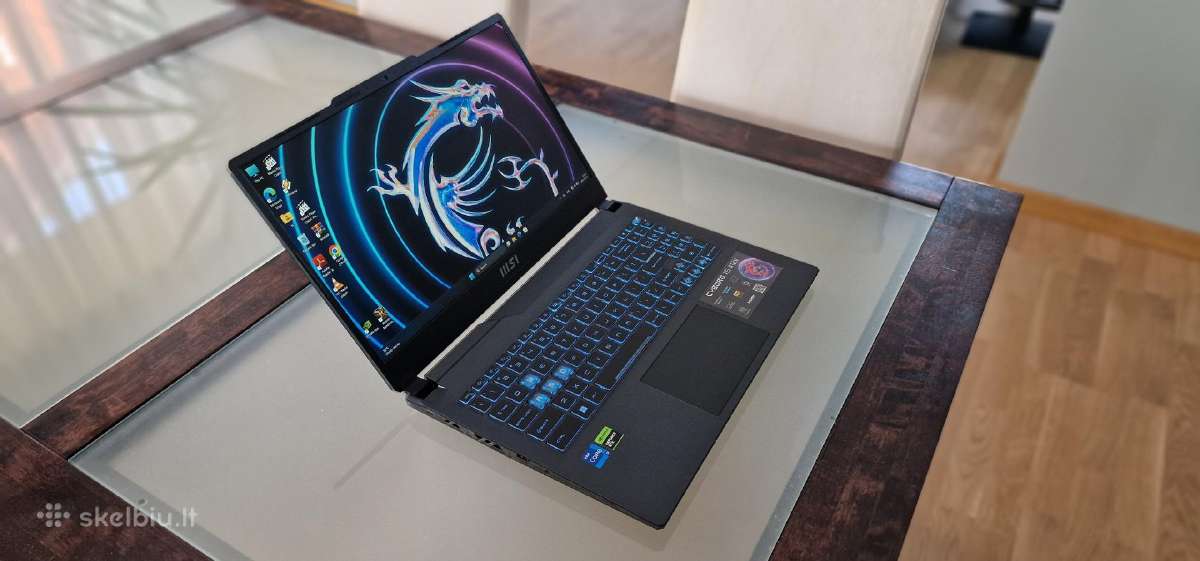Msi Cyborg 15, i7-12650h,16gb, 512tb, Rtx 4060 8gb - nuotraukos Nr. 3