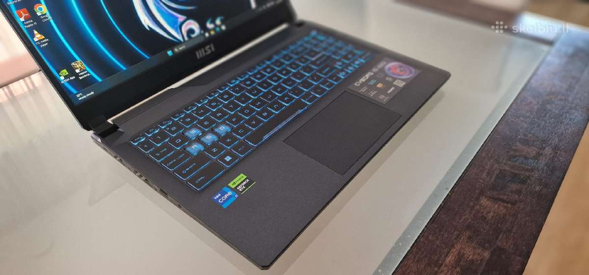 Msi Cyborg 15, i7-12650h,16gb, 512tb, Rtx 4060 8gb - nuotraukos Nr. 4