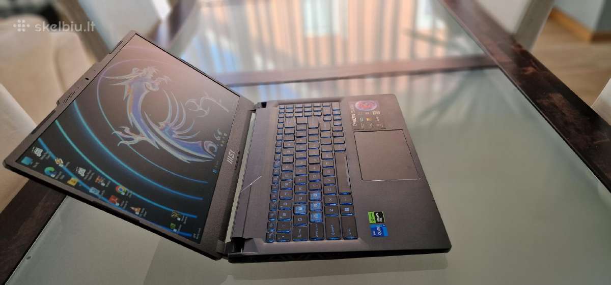 Msi Cyborg 15, i7-12650h,16gb, 512tb, Rtx 4060 8gb - nuotraukos Nr. 10