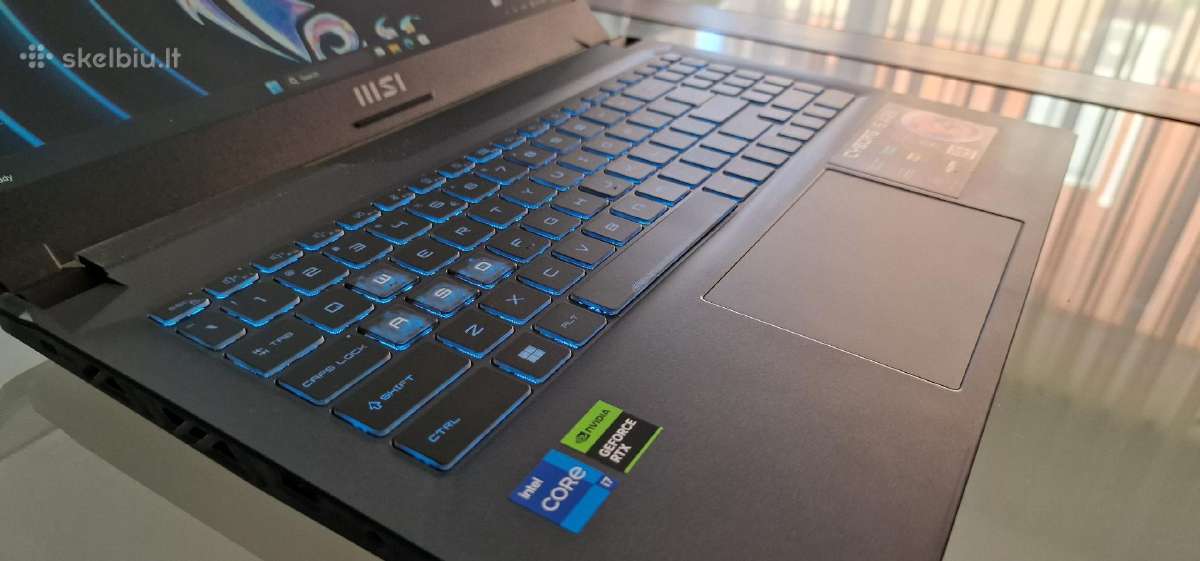 Msi Cyborg 15, i7-12650h,16gb, 512tb, Rtx 4060 8gb - nuotraukos Nr. 12