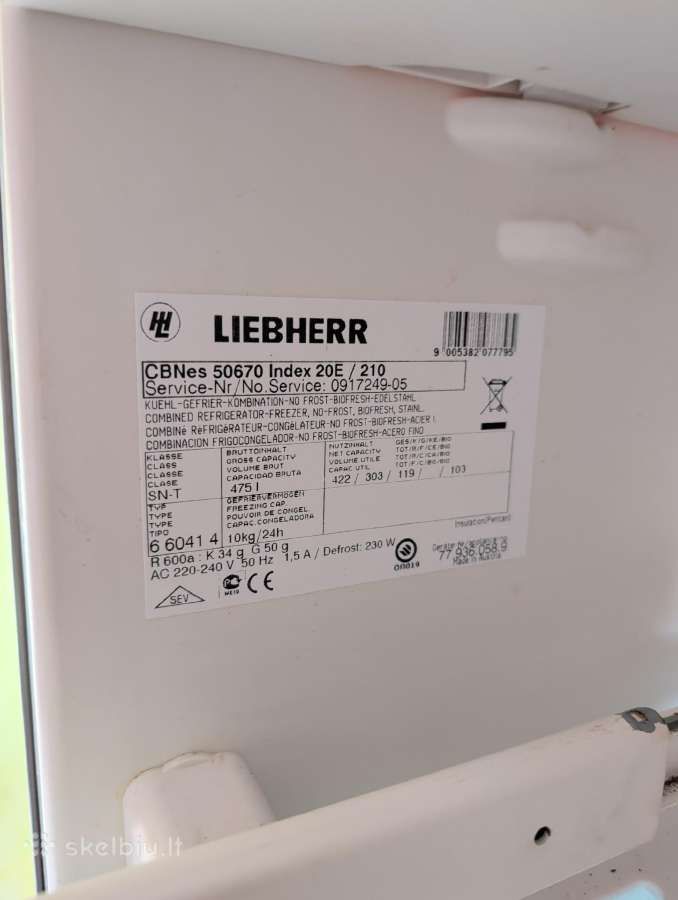 Premium Liebherr Cbnes 50670 - nuotraukos Nr. 3