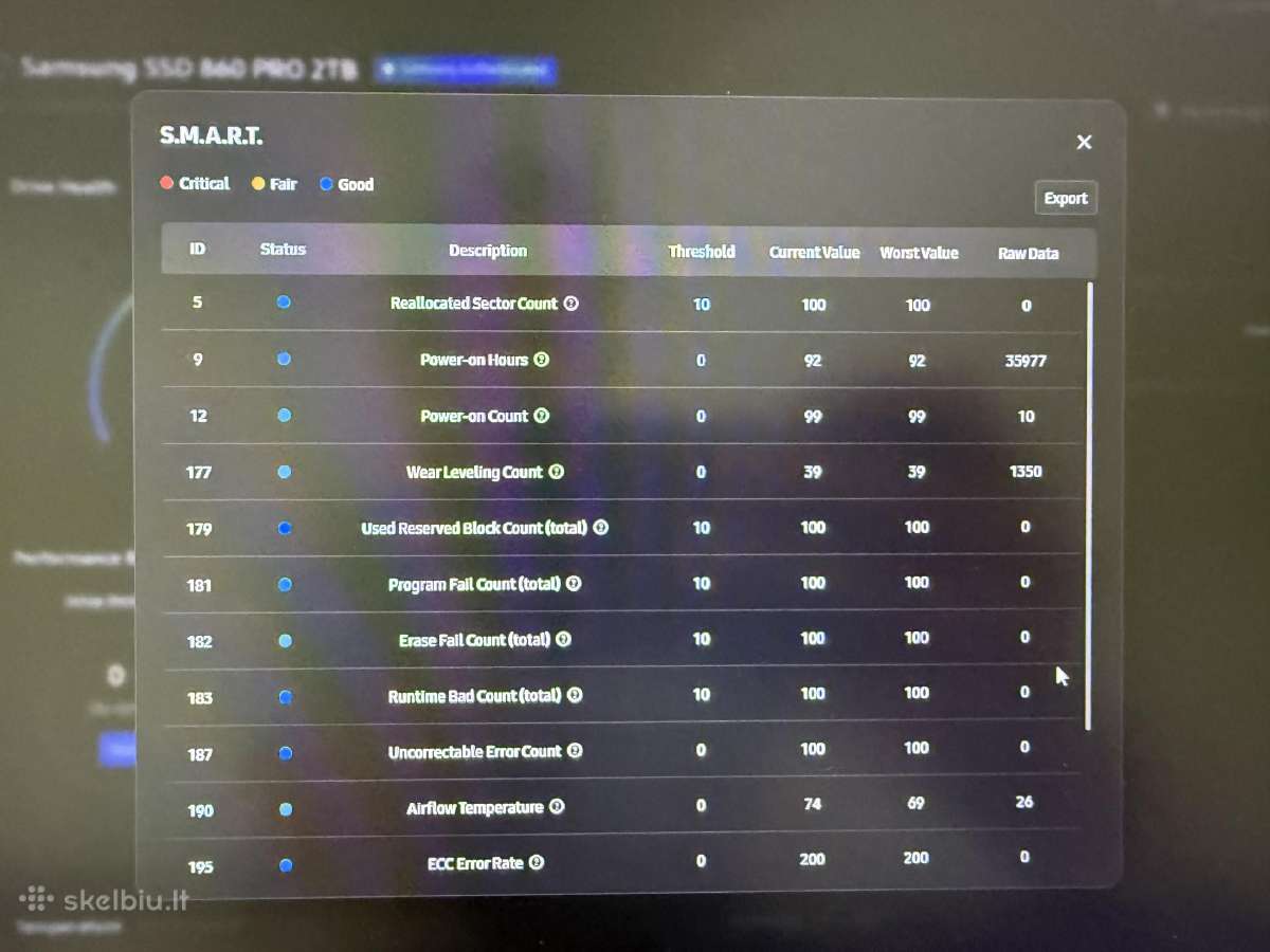 Samsung 860 Pro - nuotraukos Nr. 5