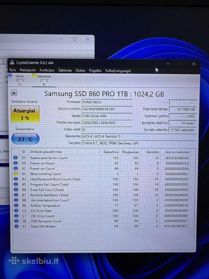 Samsung 860 Pro - nuotraukos Nr. 7