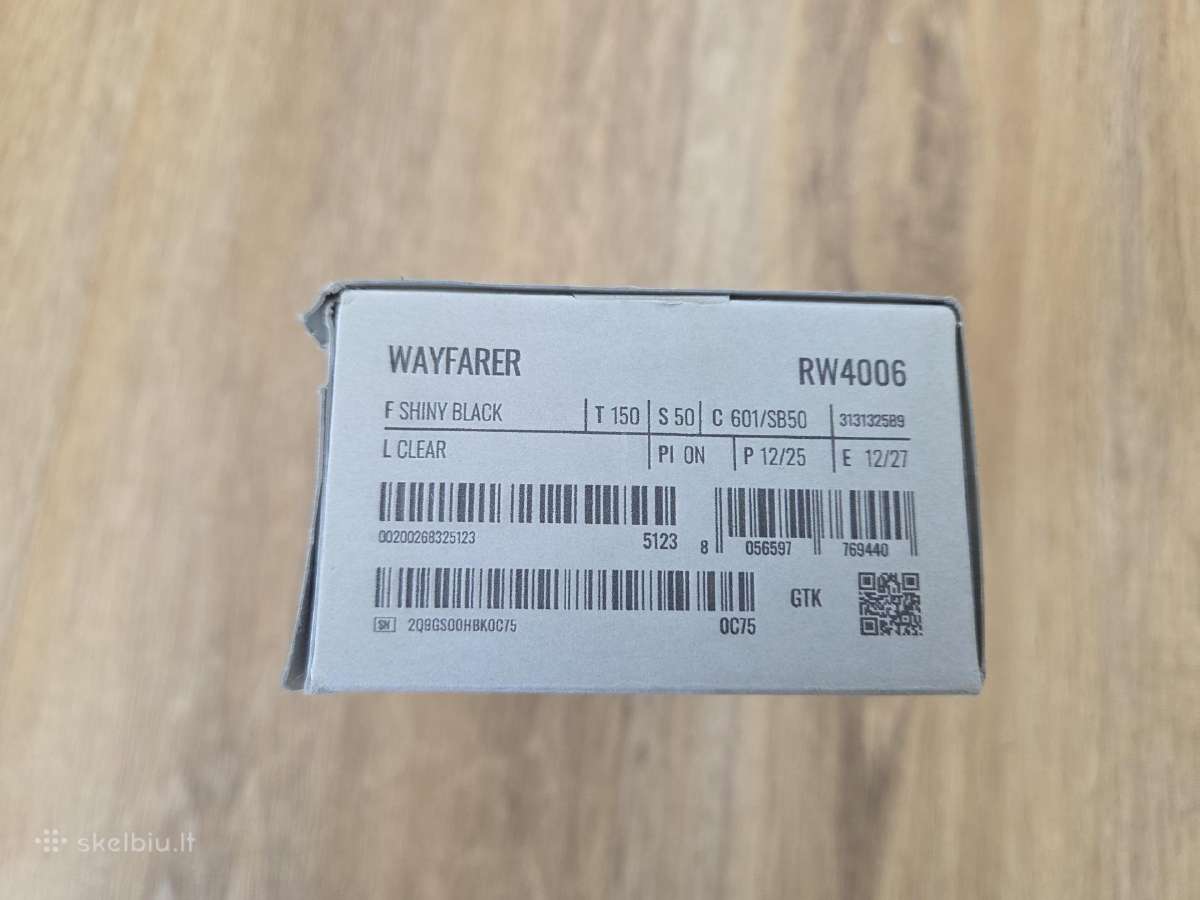 Ray-ban Meta Wayfarer Shiny Black Rw4006 akiniai - nuotraukos Nr. 6