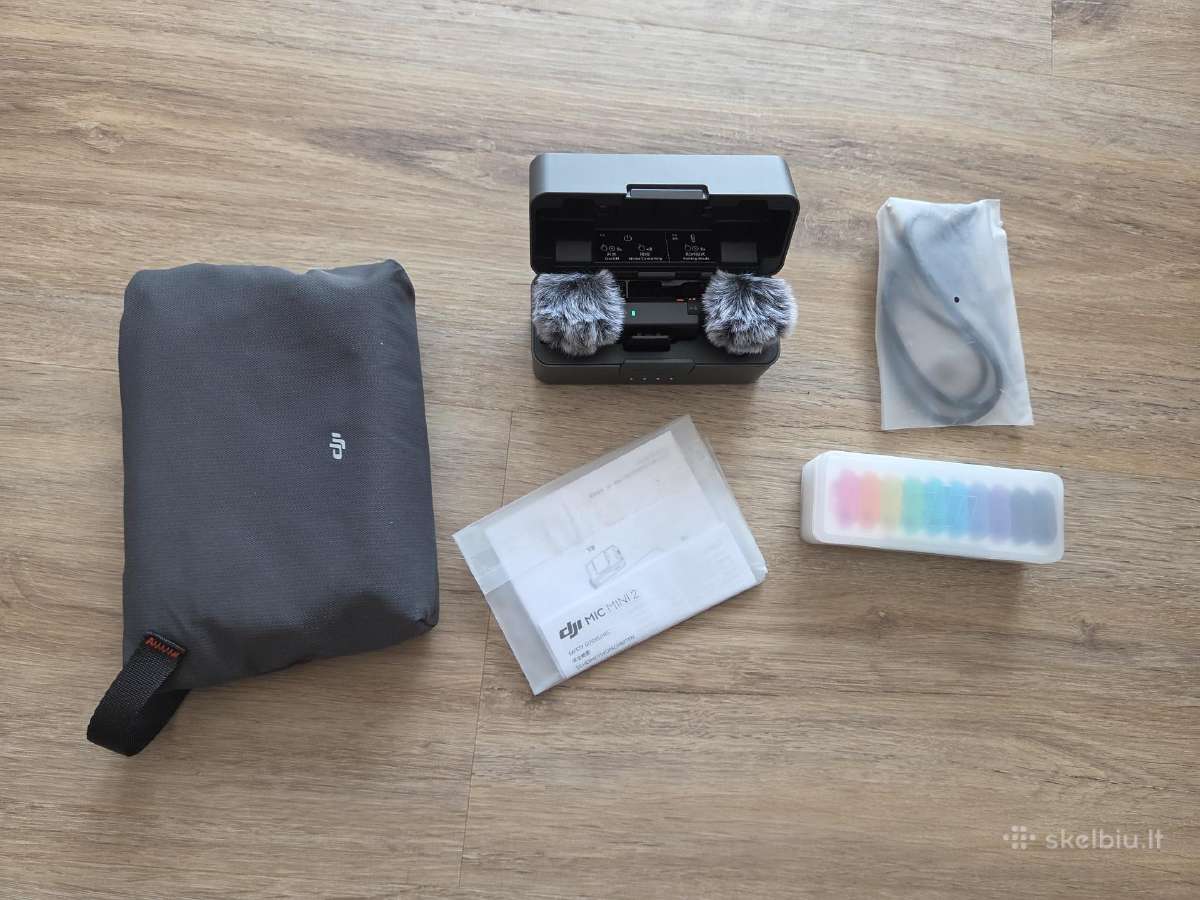 Dji Mic Mini 2, 2tx + 1rx / 1 Tx + 1 Rx Mikrofonas - nuotraukos Nr. 3