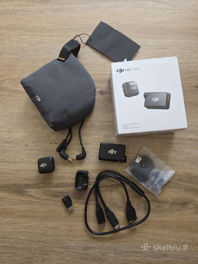 Dji Mic Mini 2, 2tx + 1rx / 1 Tx + 1 Rx Mikrofonas - nuotraukos Nr. 9