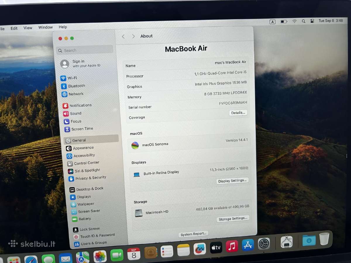 MacBook Air 2020 - nuotraukos Nr. 2