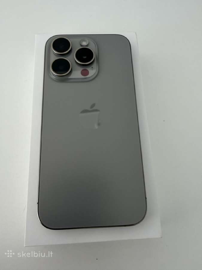 Parduodamas iPhone 15 Pro 128gb Silver - nuotraukos Nr. 5