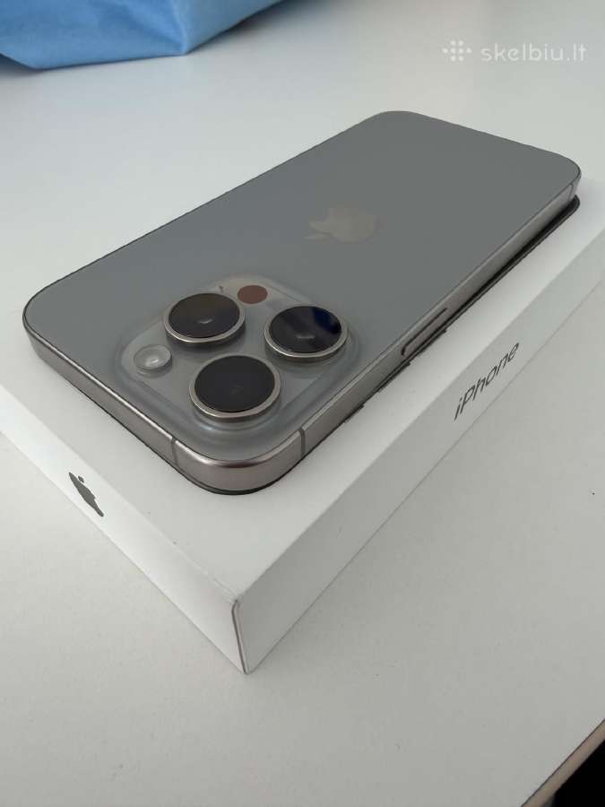 Parduodamas iPhone 15 Pro 128gb Silver - nuotraukos Nr. 6