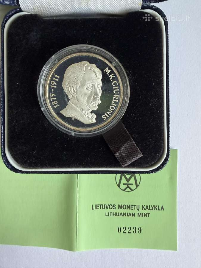 1995 m. 50 Litu -Ciurlionis- - nuotraukos Nr. 2