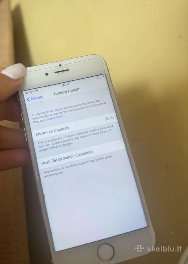 Parduodamas veikiantis iPhone 6 16 GB. - nuotraukos Nr. 3