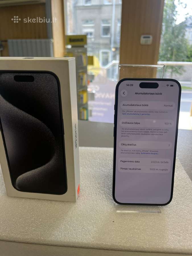 Parduodamas idealios būklės iPhone 15pro 128gb - nuotraukos Nr. 3