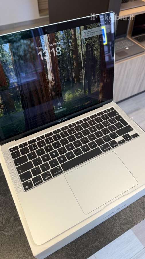 Apple MacBook Air 13" 2020, M1 Baterija 99% - nuotraukos Nr. 2