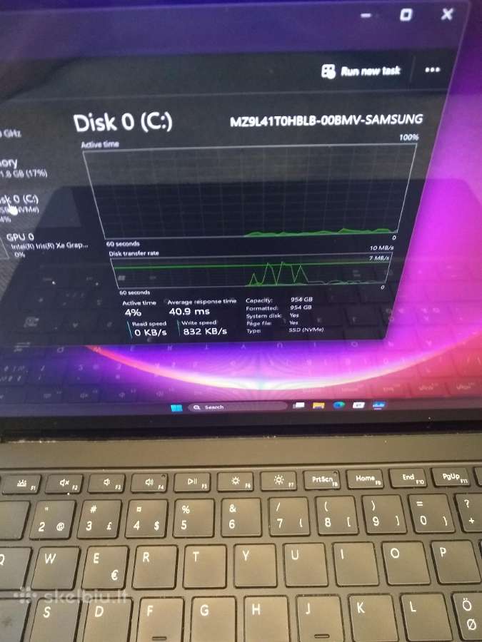 Surface laptop i7-1265u/32/1tb/2k touch - nuotraukos Nr. 2