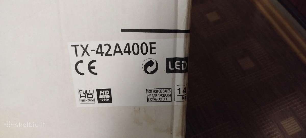 Televizorius LCD LED Panasonic 42 - nuotraukos Nr. 2