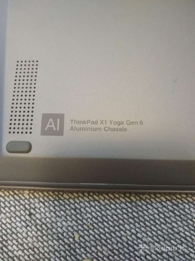 X1 Yoga i7-1165/16/512/4k ekranas - nuotraukos Nr. 6