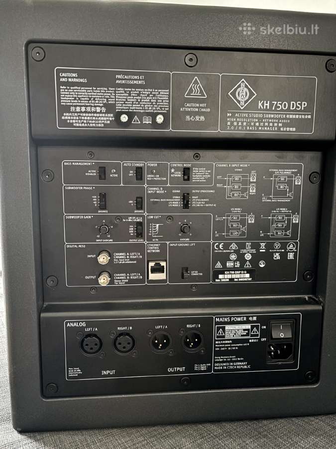 Neumann Kh750dsp Subwooferis + Ma1 - nuotraukos Nr. 5