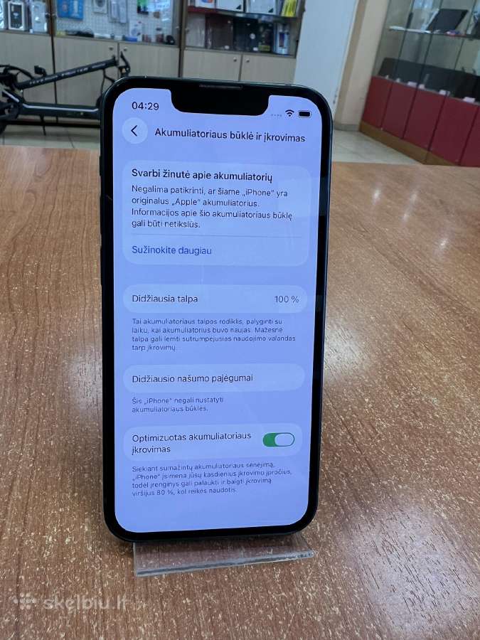 Apple iPhone 13 Mini 128 GB (Naudotas) - nuotraukos Nr. 3