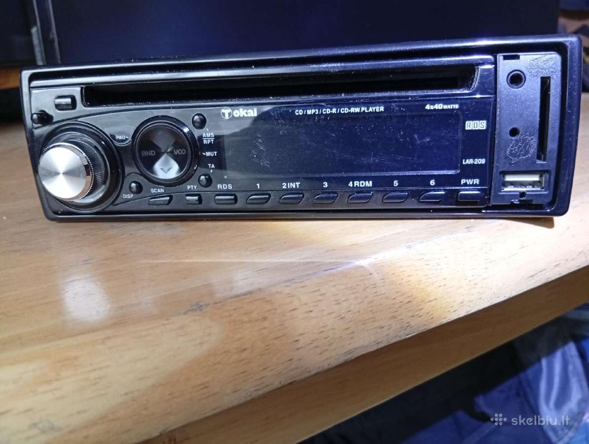 Automagnetola tokai,su mp3 ir usb,kaina 30 e - nuotraukos Nr. 2