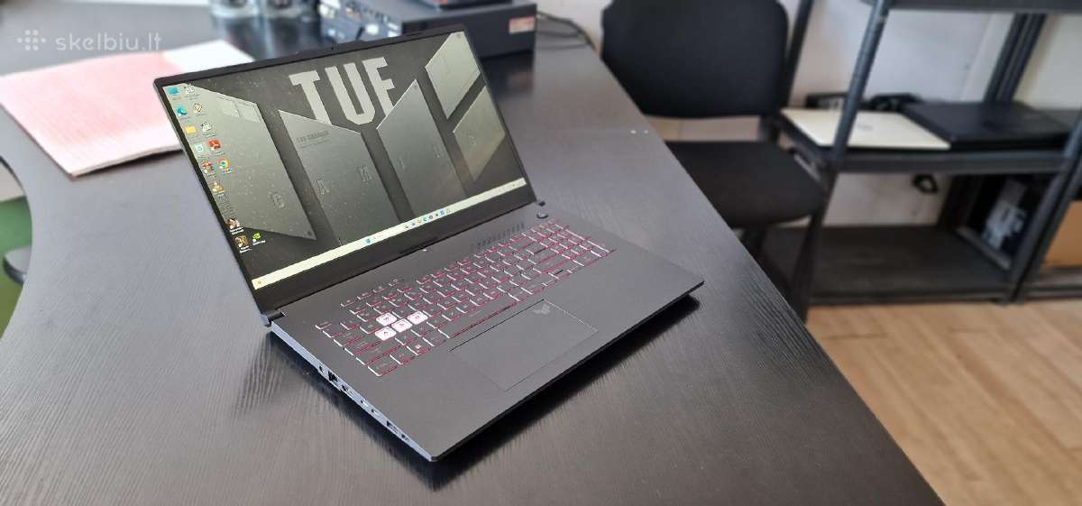 Asus Tuf 17, Ryzen 9 7940, 1 TB SSD, Rtx 4070 8gb - nuotraukos Nr. 6