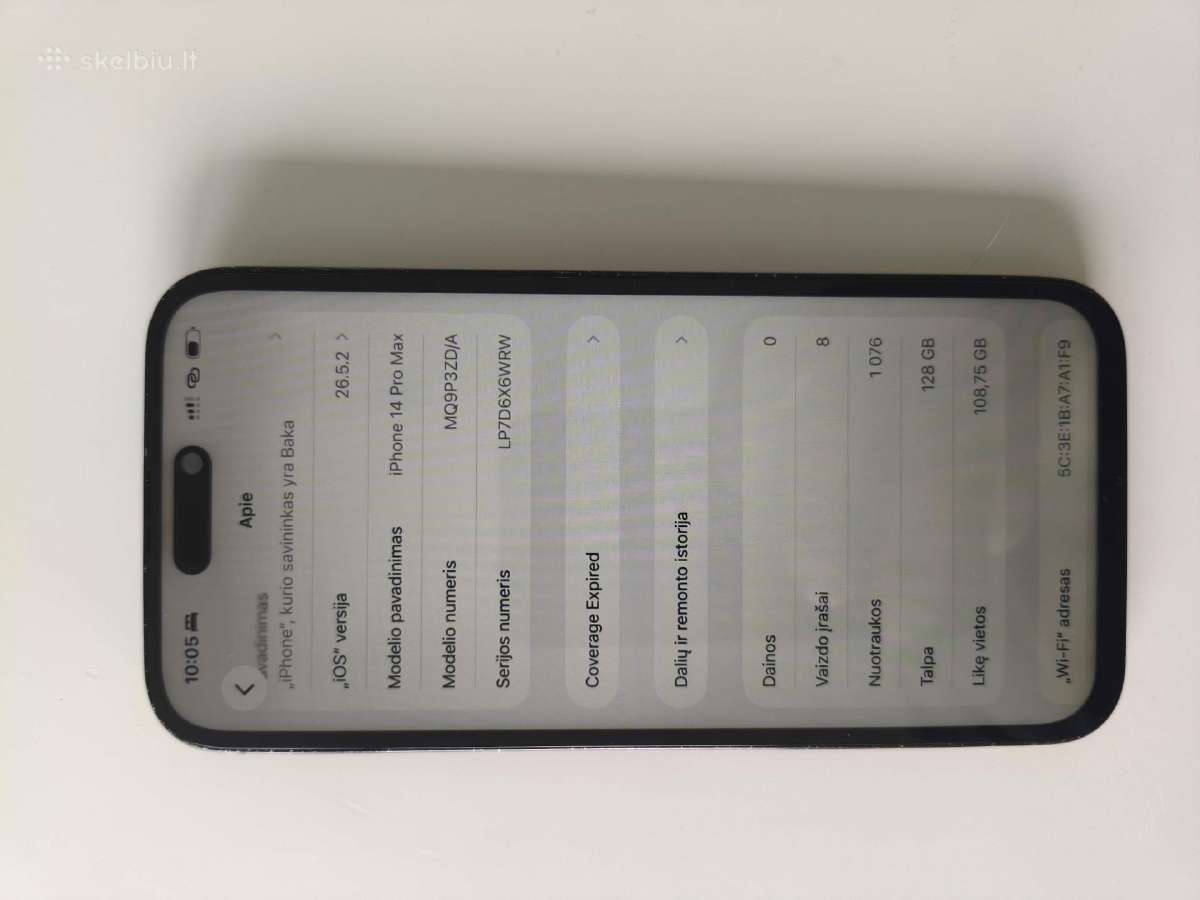 iPhone 14 pro max - nuotraukos Nr. 10
