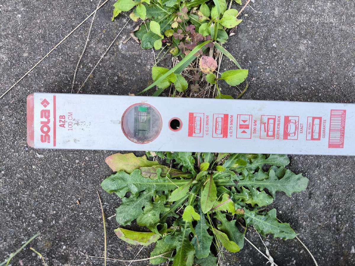 Statybinis gulščiukas, urovenj, waserwaga 100cm - nuotraukos Nr. 2