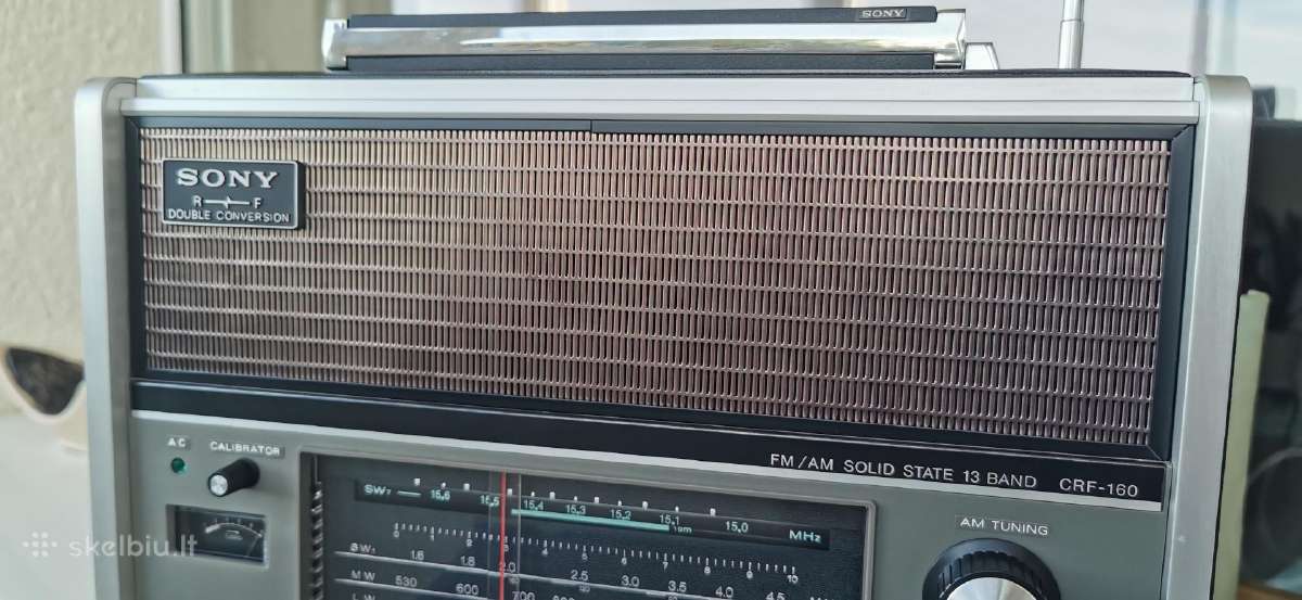 Sony Crf-160 Fm/lw/mw/sw Radijo Imtuvas - nuotraukos Nr. 4