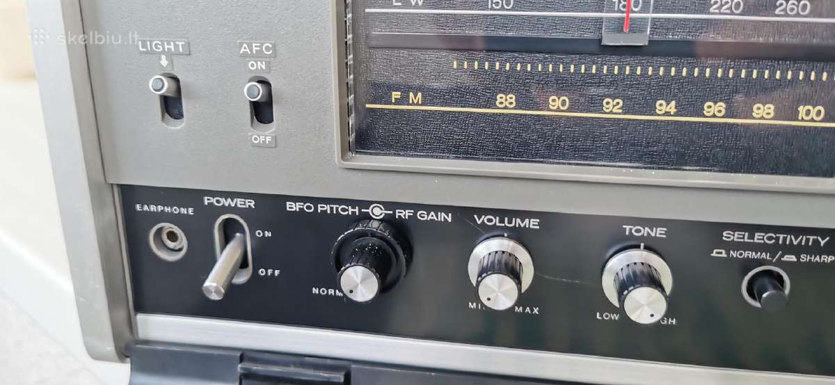 Sony Crf-160 Fm/lw/mw/sw Radijo Imtuvas - nuotraukos Nr. 6
