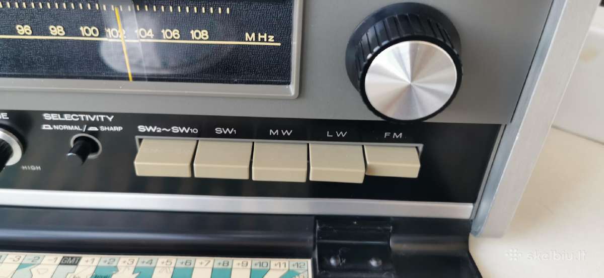 Sony Crf-160 Fm/lw/mw/sw Radijo Imtuvas - nuotraukos Nr. 7