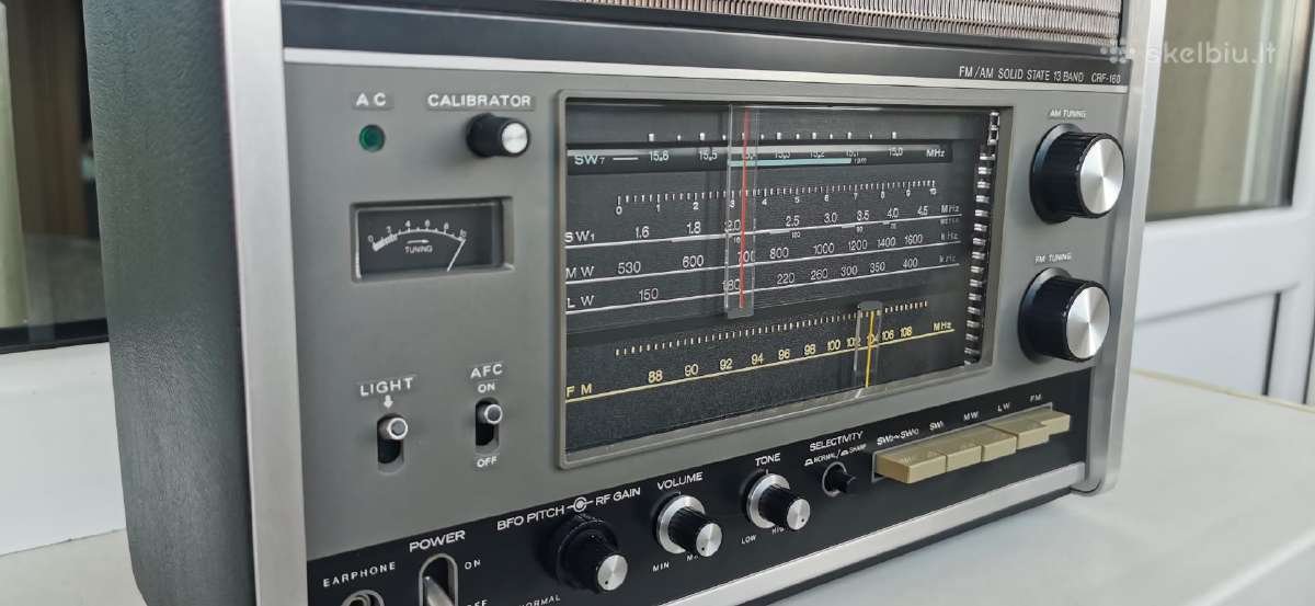 Sony Crf-160 Fm/lw/mw/sw Radijo Imtuvas - nuotraukos Nr. 10