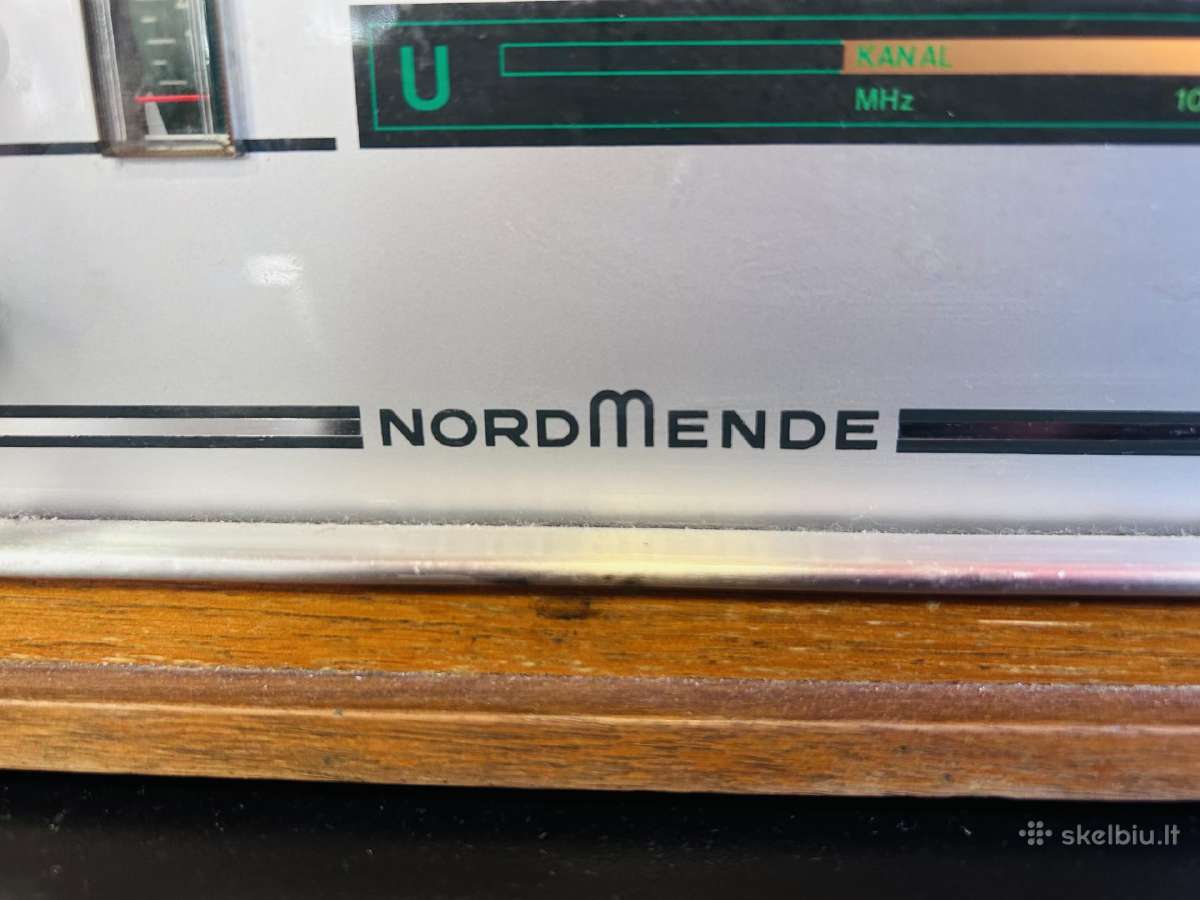 Vintažinis vokiškas Nordmende radijo imtuvas - nuotraukos Nr. 2