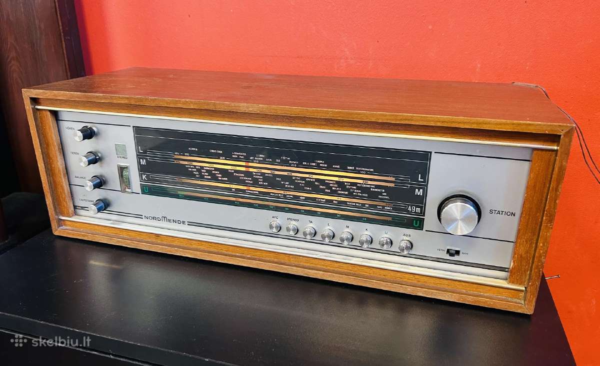 Vintažinis vokiškas Nordmende radijo imtuvas - nuotraukos Nr. 3